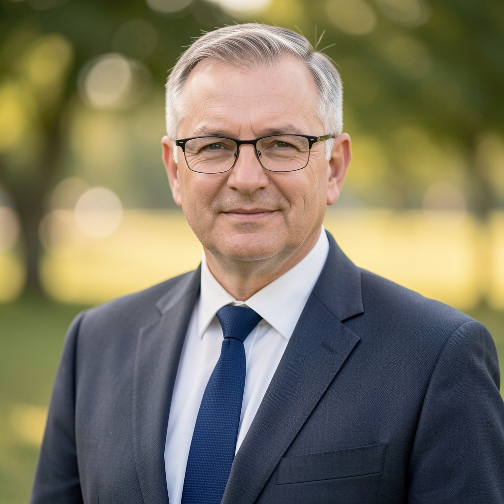 dr. Miroslav Begić, osnivač Kaldris platforme, sredovječni muškarac s naočalama u formalnoj odjeći, urednički portret