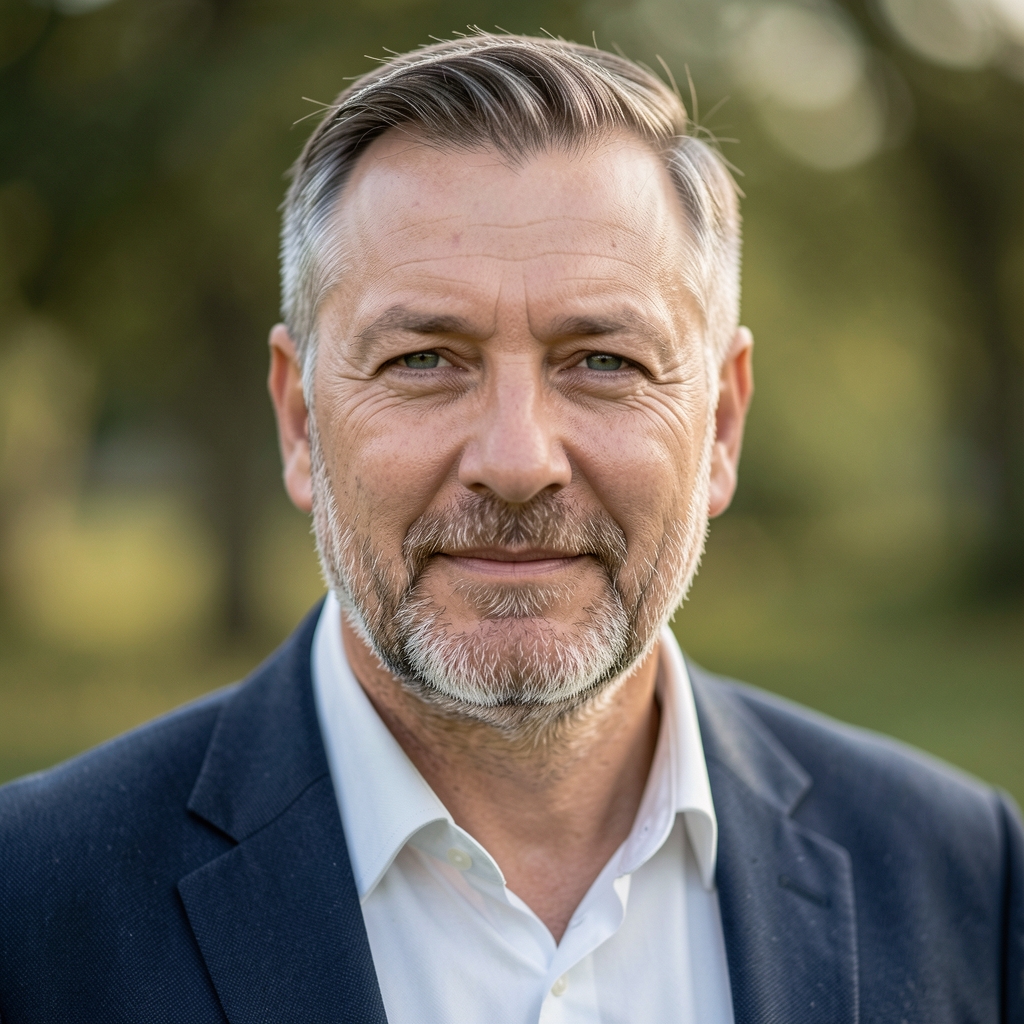 Tomislav Vrančić, istraživački novinar s iskusnim izrazom, muškarac srednje dobi s bradom, profesionalni portret